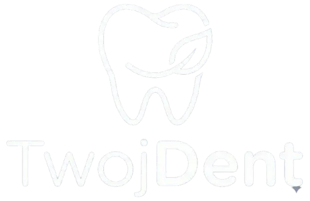 TwojDent Logo Biale